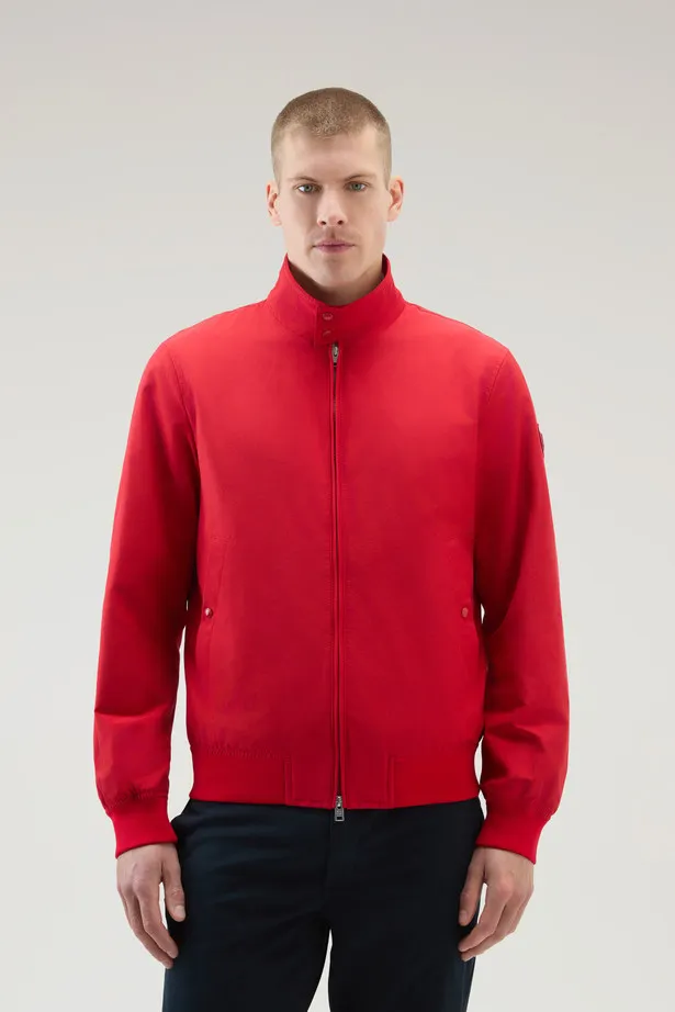 Bomber Cruiser in Ramar Cloth con collo alto                                                                                    