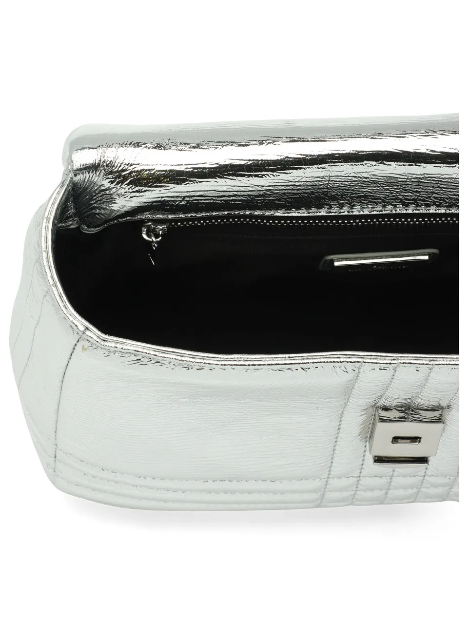 Borsa a mano in pelle laminata SHINY STEPHY Medium