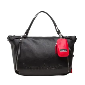 borsa shopping ecopelle donna desigual 22saxpac negro half logo libia