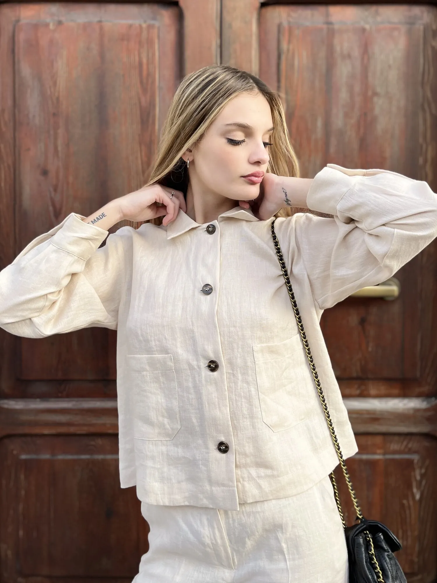 Camicia in lino Merce – Emme di Marella