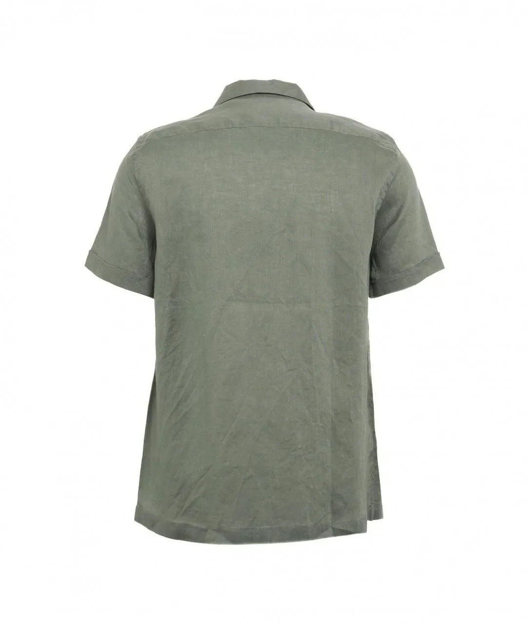 Camicia in lino oliva oliva