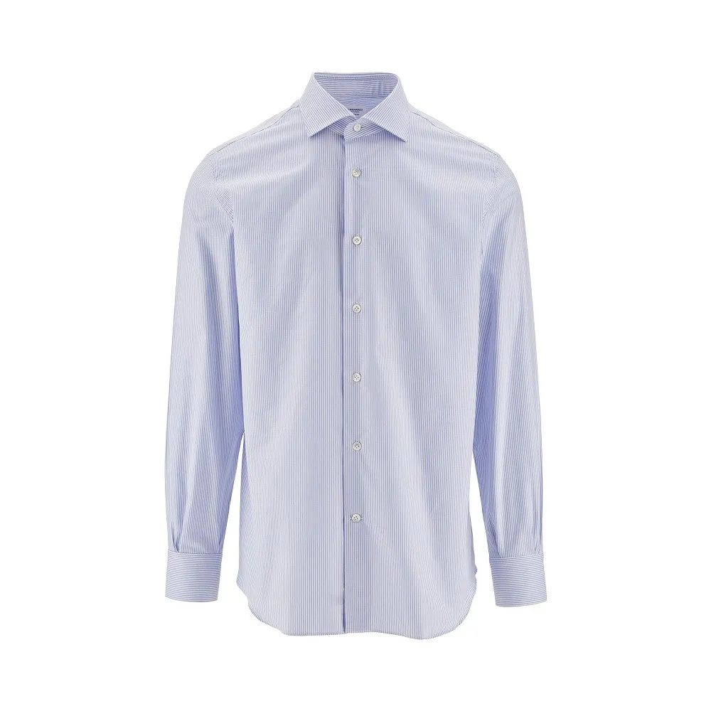 Camicia sartoriale in cotone a righe