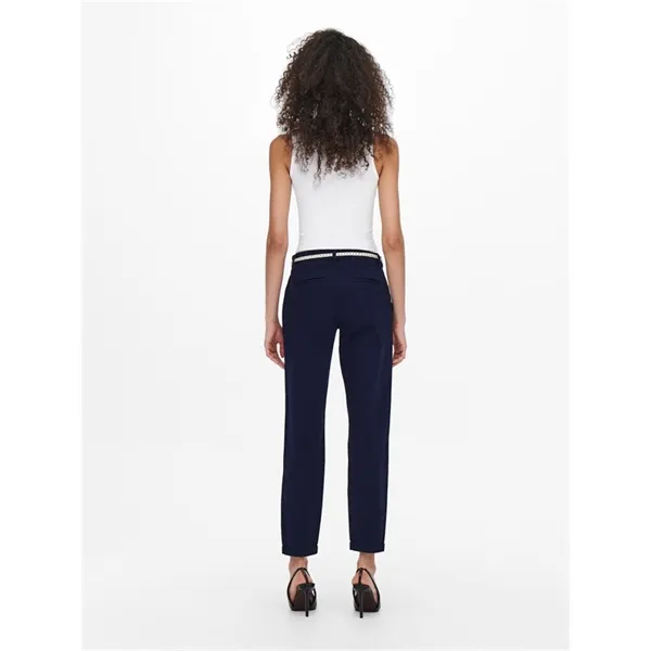 ONLY - Pantalone capri donna con cintura