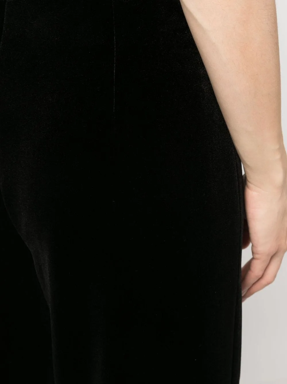 pantalone in velluto liscio
