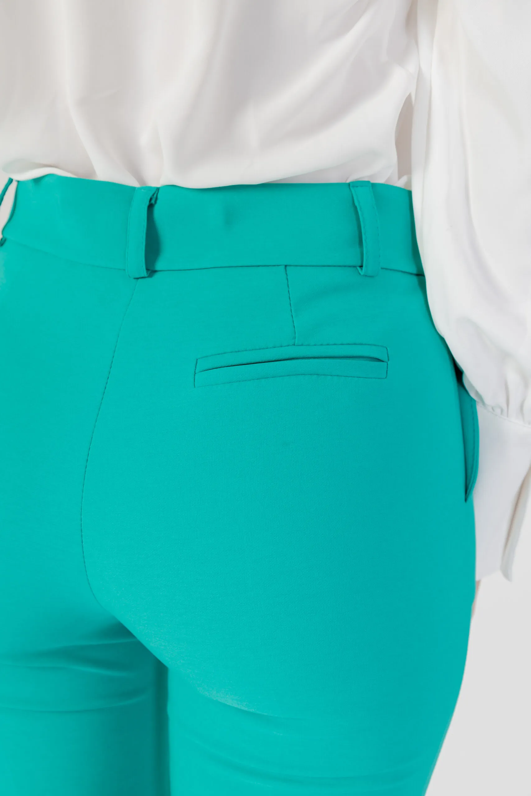 Pantaloni bootcut Rinascimento  Verde