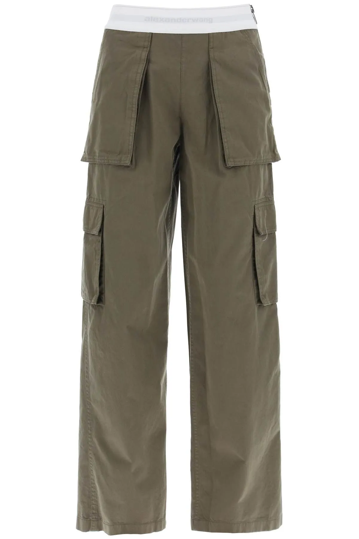 Pantaloni Cargo Rave con elastico in vita