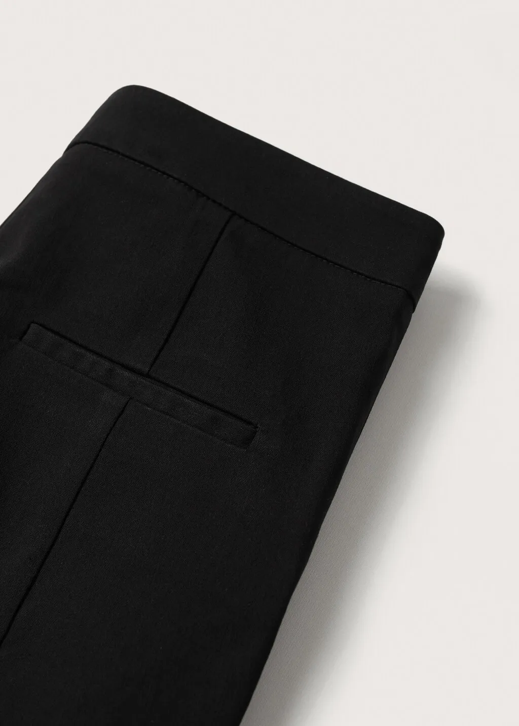 Pantaloni flare crop