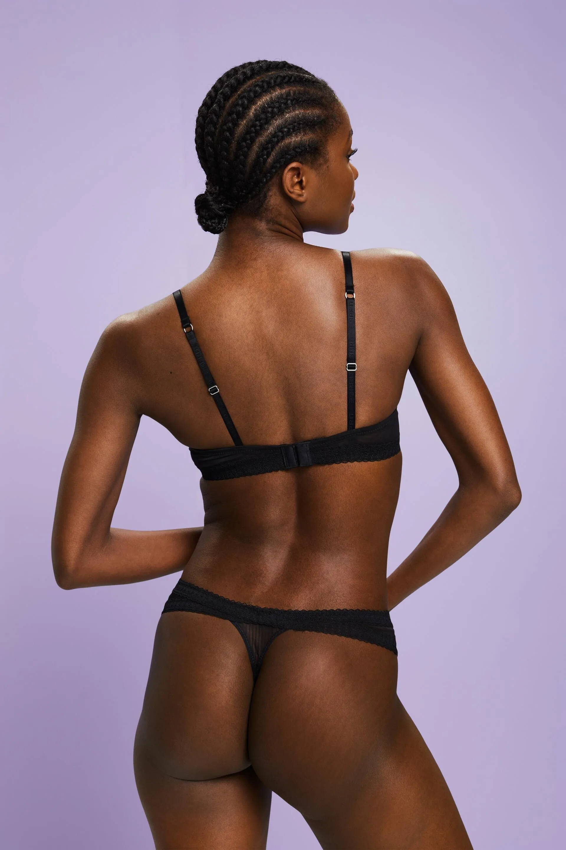 Reggiseno in mesh imbottito con ferretto