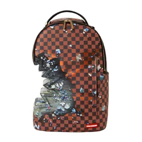 Zaino Sprayground Shark Bite Explosion Marrone Multicolor